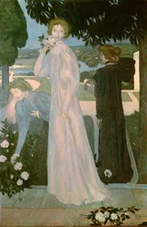 Portrait of Mademoiselle Yvonne Lerolle in Three Poses